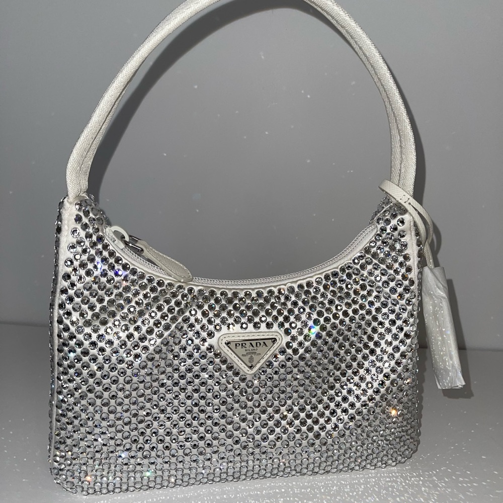 SOLD Prada White Crystal Re Edition